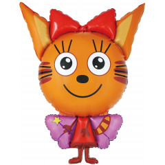 Воздушный шар фольгированный 42\'\'/107 см Фигура Три Кота, Карамелька Фея в упаковке