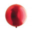 Воздушный шар без рисунка 3D СФЕРА 10" Металлик красный/Red