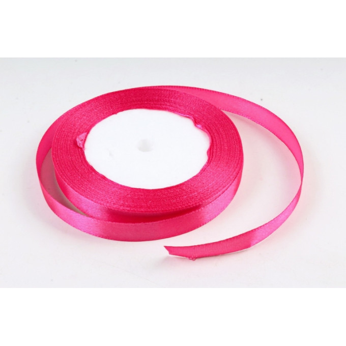 Лента атласная 10мм*25 Y Малина