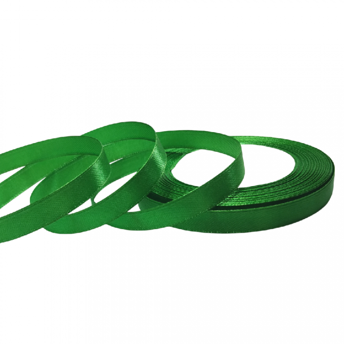 Лента атласная 10мм*25 Y Зеленый