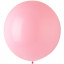 Воздушный шар латексный без рисунка 24" Стандарт Macaron Pink Rose