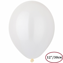 Воздушный шар латексный 12" Кристалл Transparent 100 шт