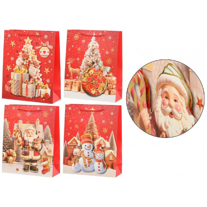 Пакет подарочный 26*32*10 см НОВЫЙ ГОД