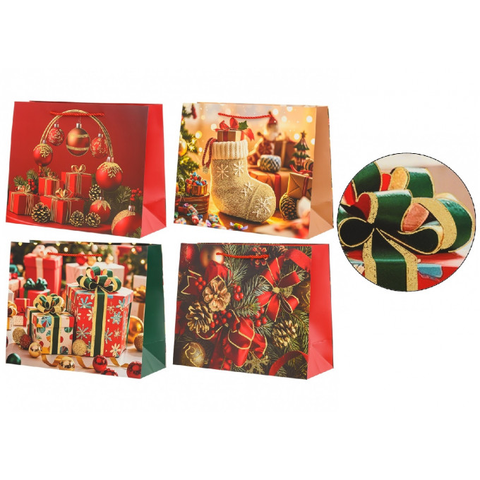 Пакет подарочный 42*31*12 см НОВЫЙ ГОД