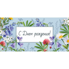 Конверт для денег "С Днем рождения!"
