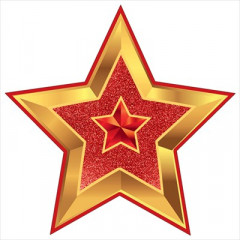 Украшение на скотче "Звезда"