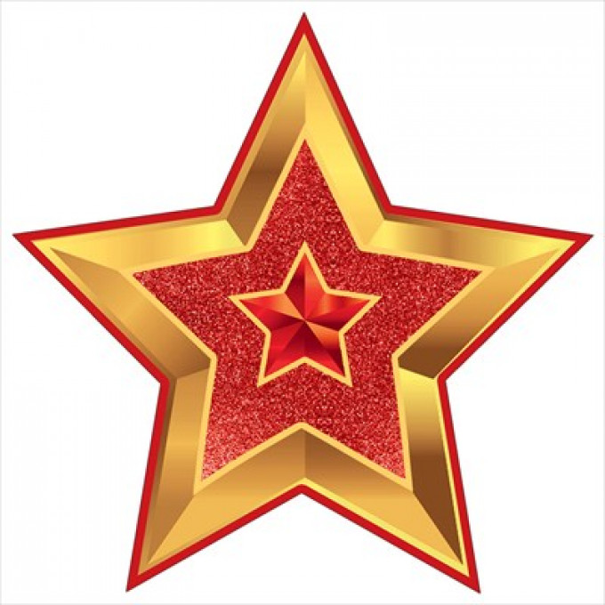 Украшение на скотче "Звезда"