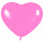 Воздушный шар латексный 6"Сердце Розовый / Bubble Gum Pink / 100 шт. / (Колумбия)