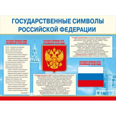 Плакат "Государственные символы РФ"
