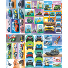 Альбом наклеек А6 для мальчиков