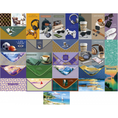 Конверт для денег С Днем рождения! муж МИКС (28в*1)