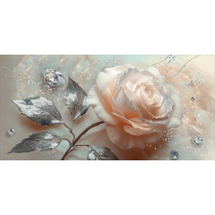 Конверт для денег без надписи (белая роза)