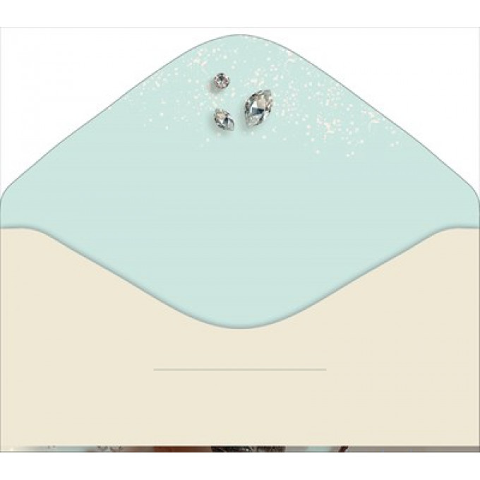 Конверт для денег без надписи (белая роза)