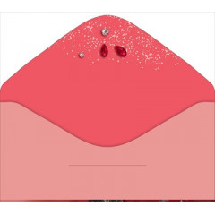Конверт для денег без надписи (красная роза)