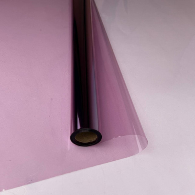 Пленка в рулоне CRISTAL  58см*10м ЛИЛОВЫЙ