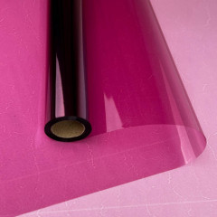 Пленка в рулоне CRISTAL  58см*10м МАЛИНОВЫЙ