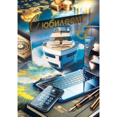 Открытка "С юбилеем!"