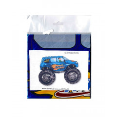 Воздушный шар фольгированный 38"/96 см Фигура Внедорожник синий