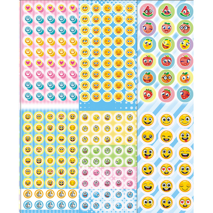 Альбом наклеек А6 Смайлы