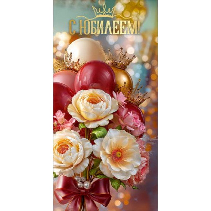 Конверт для денег "С Юбилеем"