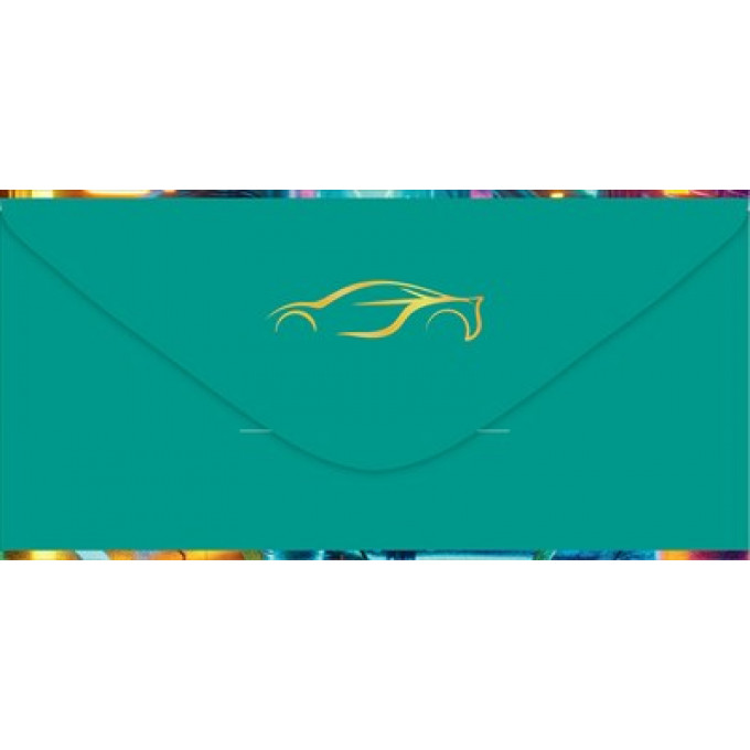 Конверт для денег без надписи (машина)