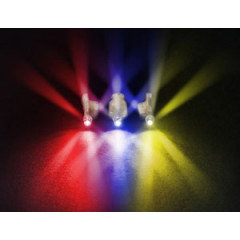 Светодиод для подсветки шара 3D RGB 10шт