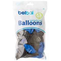 Воздушный шар латексный с рисунком 14" пастель С Днем Рождения! Красавчик ассорти