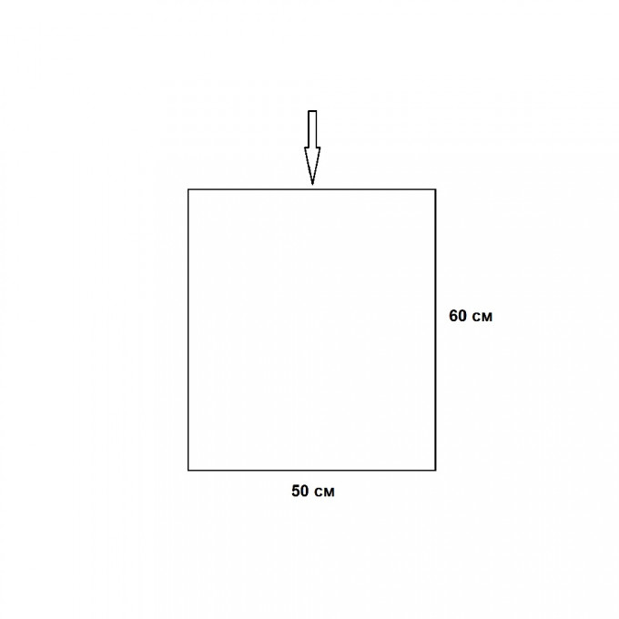 Пакет прозр/прозр 50*60 см