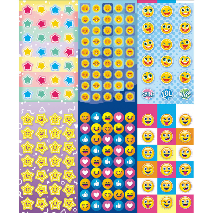 Альбом наклеек А6 Смайлы