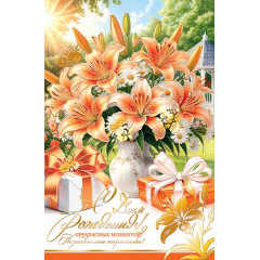 Открытка С днем рождения!