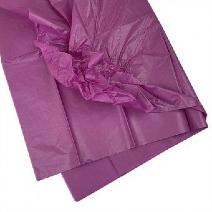 Бумага тишью 51*66 см 10 листов Пурпурный