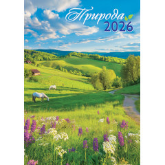Календарь перекидной на спирали на 2026 год А3 Природа. Прекрасный луг