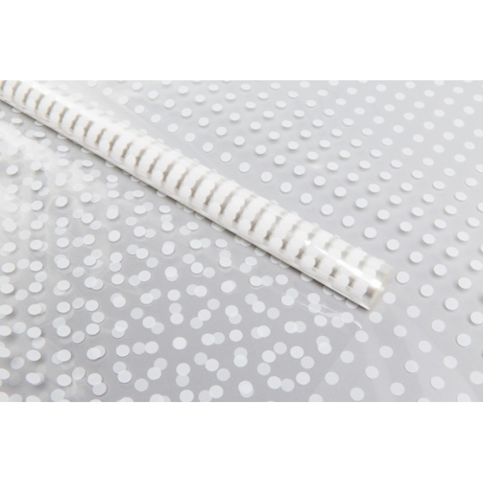 Пленка цветная 70см/200гр Бисер белый