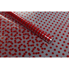 Пленка цветная 70см/200гр Бисер красный