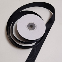 Лента репсовая 25мм*25 Y ЧЕРНЫЙ