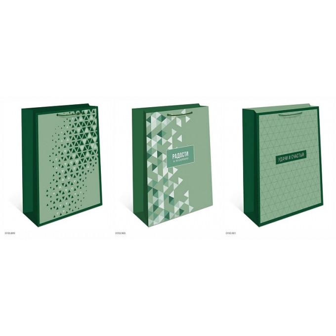 Набор пакетов подарочнных 26*32*12 см ЦВЕТОЧНЫЙ ВАЛЬС Микс (3в*2)