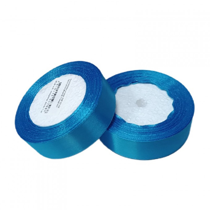 Лента атласная 25мм*25 Y Лазурный