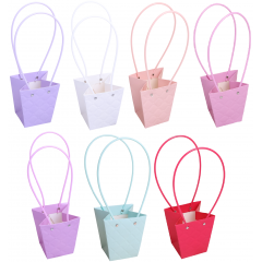 ПЛАЙМ пакет для цветов и подарков ЗD 12*8*12,5см АССОРТИ (7в*1)