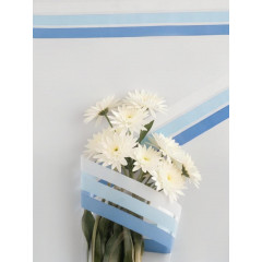 Пленка цветная 70см/200гр Кант 3-цветный ЛАВАНДА