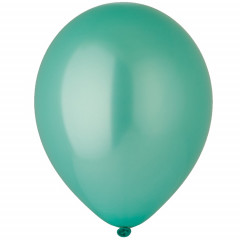 Воздушный шар латексный без рисунка 5"/62 Металлик Aquamarine