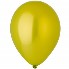 Воздушный шар латексный без рисунка 5"/67 Металлик Light Green