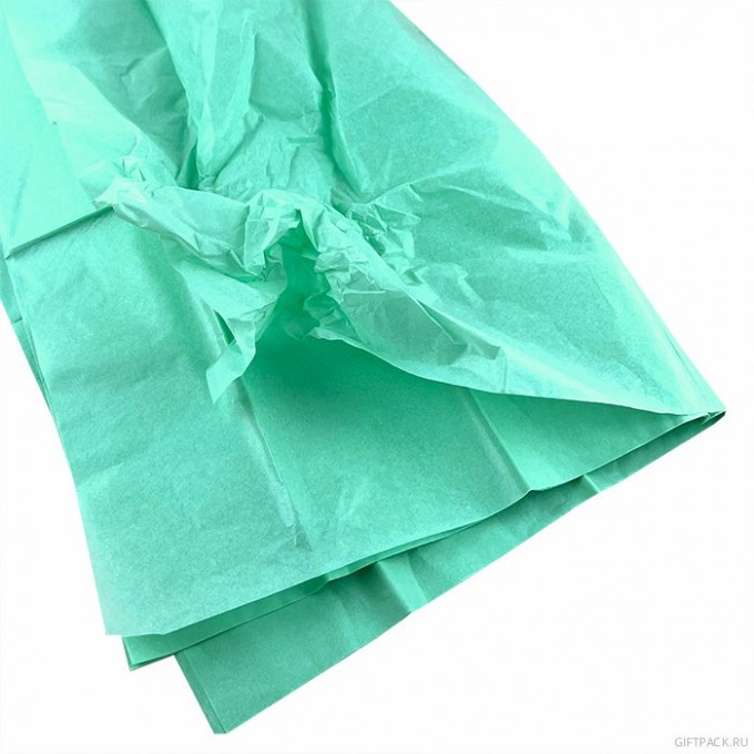 Бумага тишью 51*66 см 10 листов Светло-зеленый