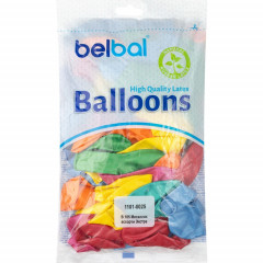 Воздушный шар латексный без рисунка 14" Металлик ассорти Экстра BUBBLE 50шт