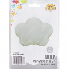 Воздушный шар фольгированный 19" фигура Облако кремовое сатин 48 см