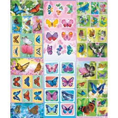 Альбом наклеек А6 Бабочки