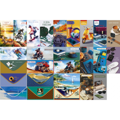 Конверт для денег С Днем рождения! Мужской Микс (26в*1)