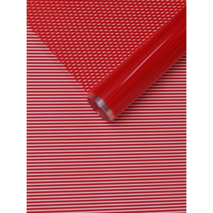 Пленка цветная 70см/200гр Плиссе Красный