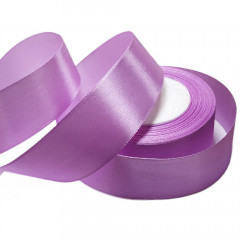 Лента атласная 40мм*25 Y Сиренево-розовый