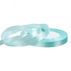 Лента атласная 10мм*25 Y Аквамарин
