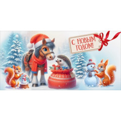Конверт для денег "С Новым Годом!"